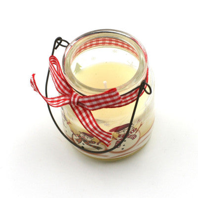 Bougie Merry Christmas Bonhomme De Neige