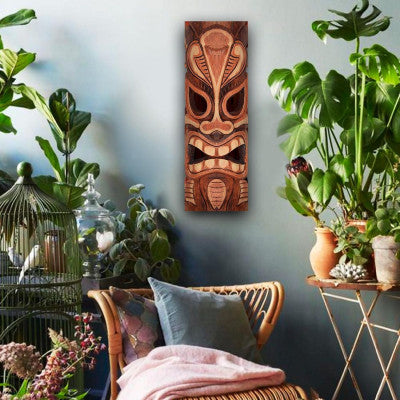 Cadre Tiki En Bois Ethnik