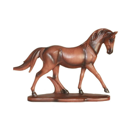 Cheval Au Trot Imitation Bois
