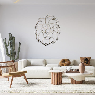 Déco Murale En Métal - Lion