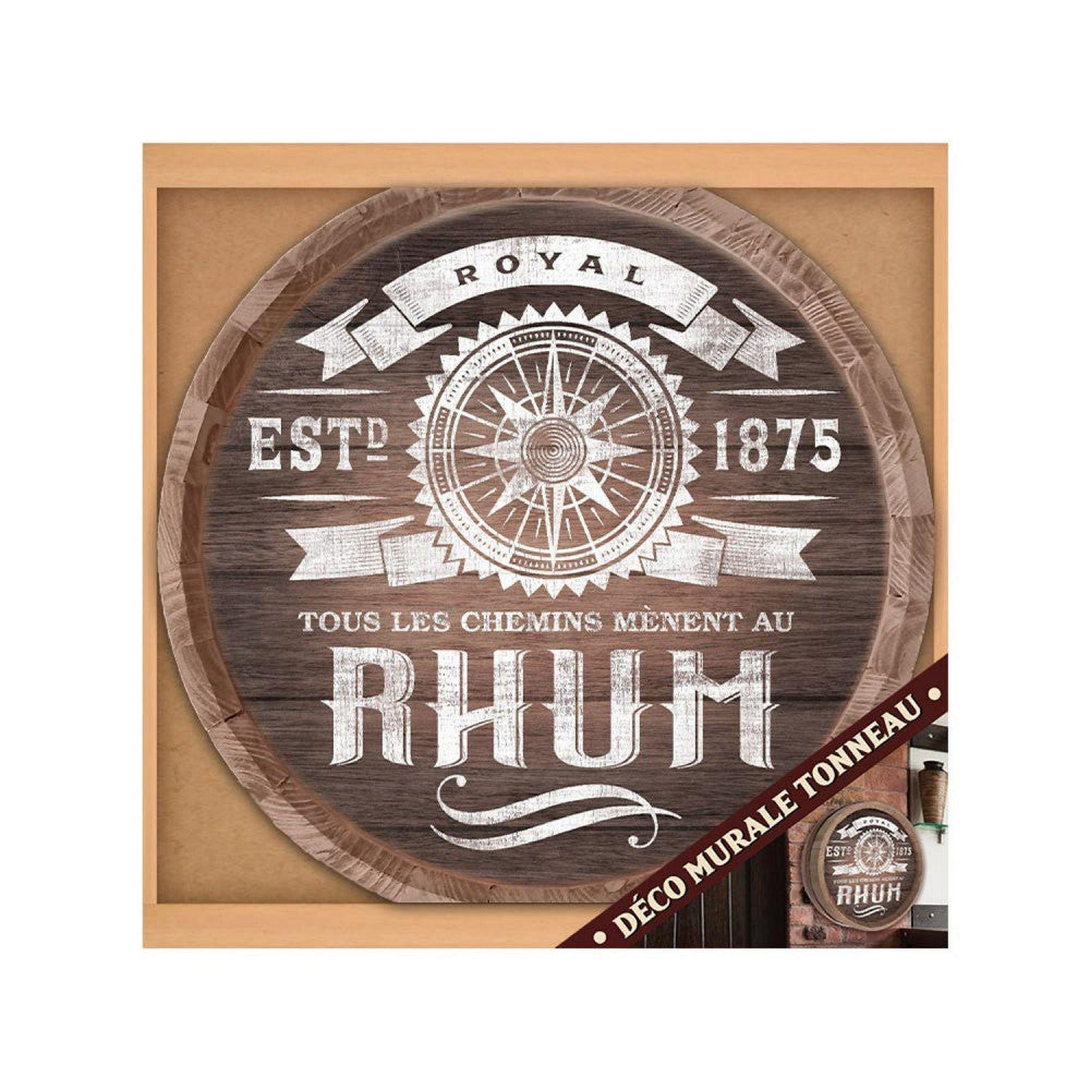 Déco Murale Tonneau De Rhum 40 Cm