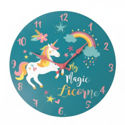 Horloge Murale Licorne 30 Cm
