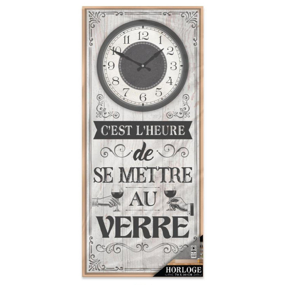 Horloge Rectangulaire Se Mettre Au Verre