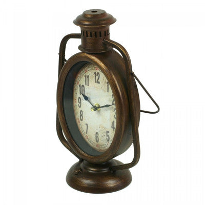 Pendule Lanterne Bronze - 38 Cm