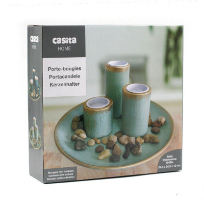 Porte Bougies Modèle Clair - Plateau Ovale