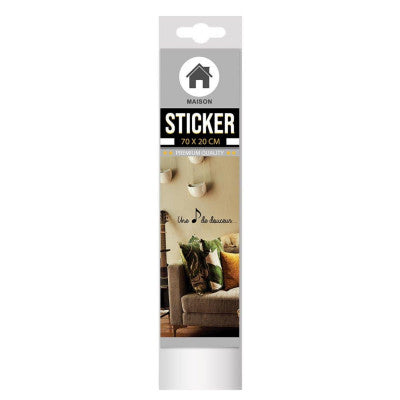 Sticker Mural "Une Note De Douceur" 70x20cm - Déco Musique & Poésie