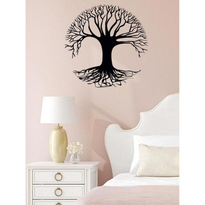 Sticker Mural Arbre De Vie Noir - Décoration Murale 50x70cm
