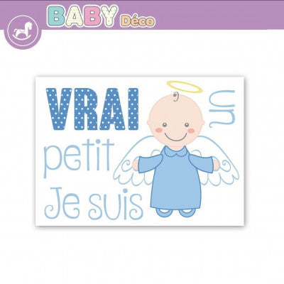 Sticker Mural Petit Ange | Déco Chambre Bébé Garçon