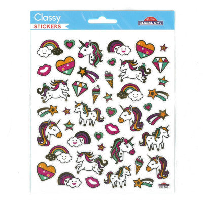 Stickers GLOBAL GIFT Classy 211 608 - Love Licorne