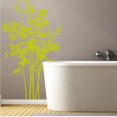 Sticker Mural Bambou Vert | Décoration Zen