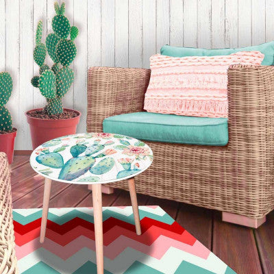 Table D'Appoint - Motif Cactus