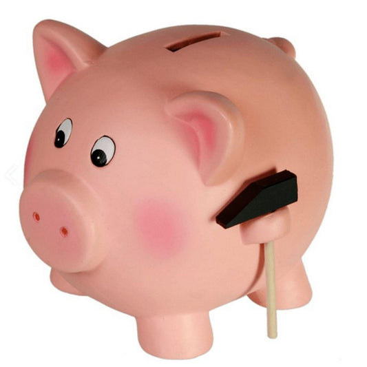 Tirelire Cochon Avec Son Marteau - 20 Cm
