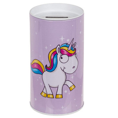 Tirelire Licorne Métal Coloris Rose