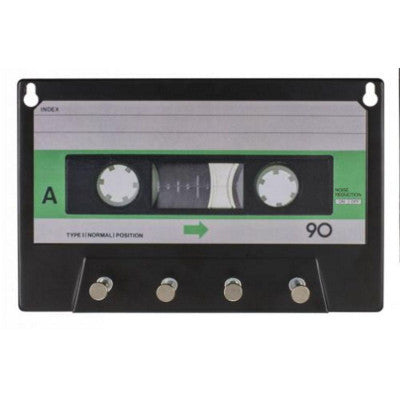  Accroche Clés Mural - Cassette Audio