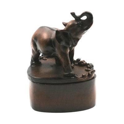  Boite Imitation Bois Eléphant - Boîte Trésor Savane