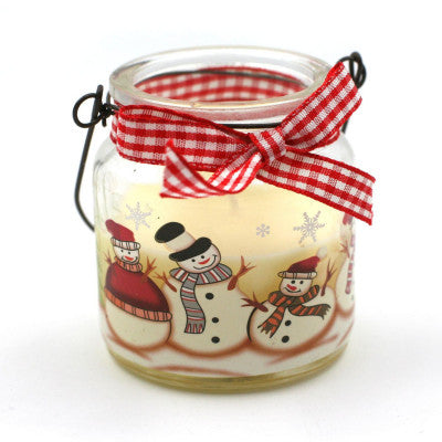  Bougie Merry Christmas Bonhomme De Neige
