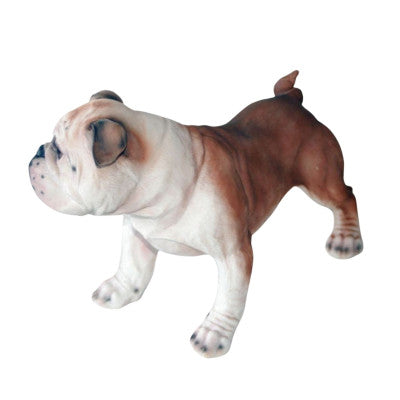  Bulldog Anglais En Résine - 34 Cm