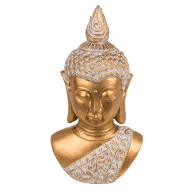  Buste De Bouddha En Résine 27.5 Cm
