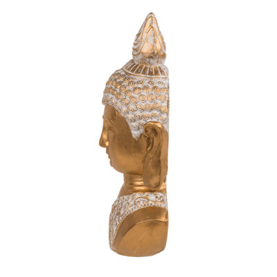  Buste De Bouddha En Résine 27.5 Cm