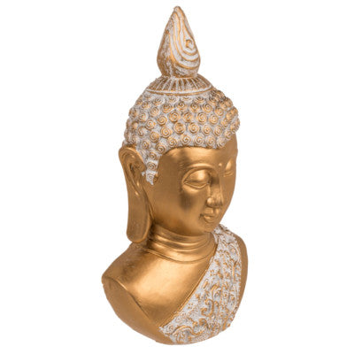  Buste De Bouddha En Résine 27.5 Cm