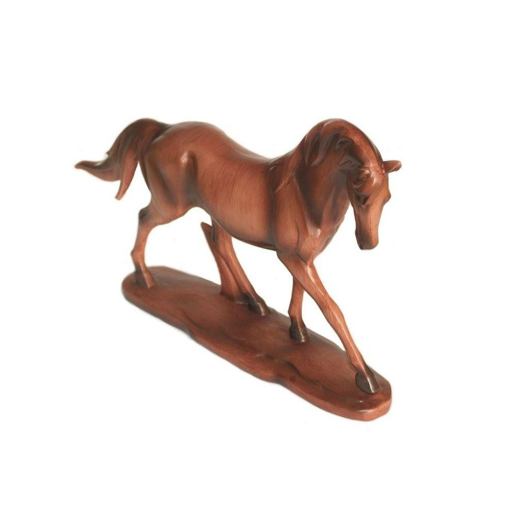  Cheval Au Trot Imitation Bois