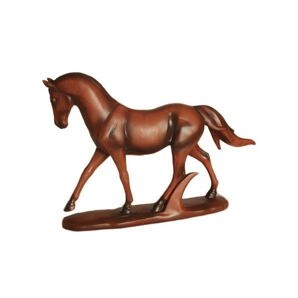  Cheval Au Trot Imitation Bois