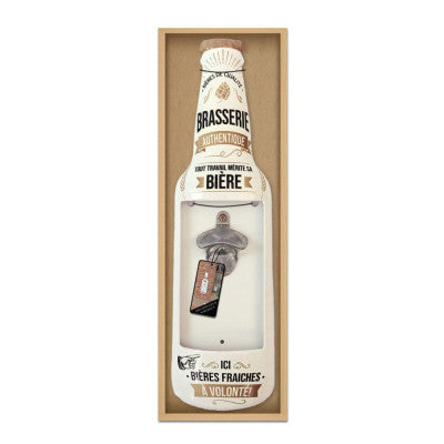  Décapsuleur Mural Bouteille Blanche