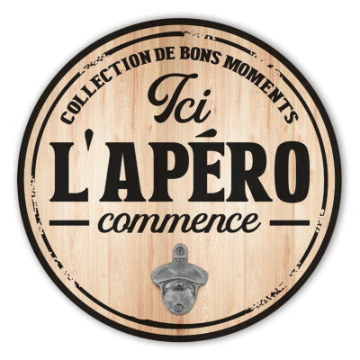  Décapsuleur Mural En Bois - Ici L'apéro Commence