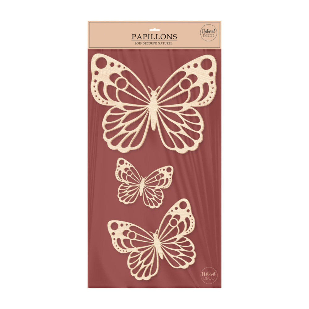  Déco En Bois - Papillons
