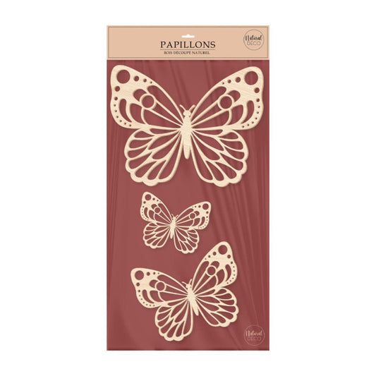  Déco En Bois - Papillons