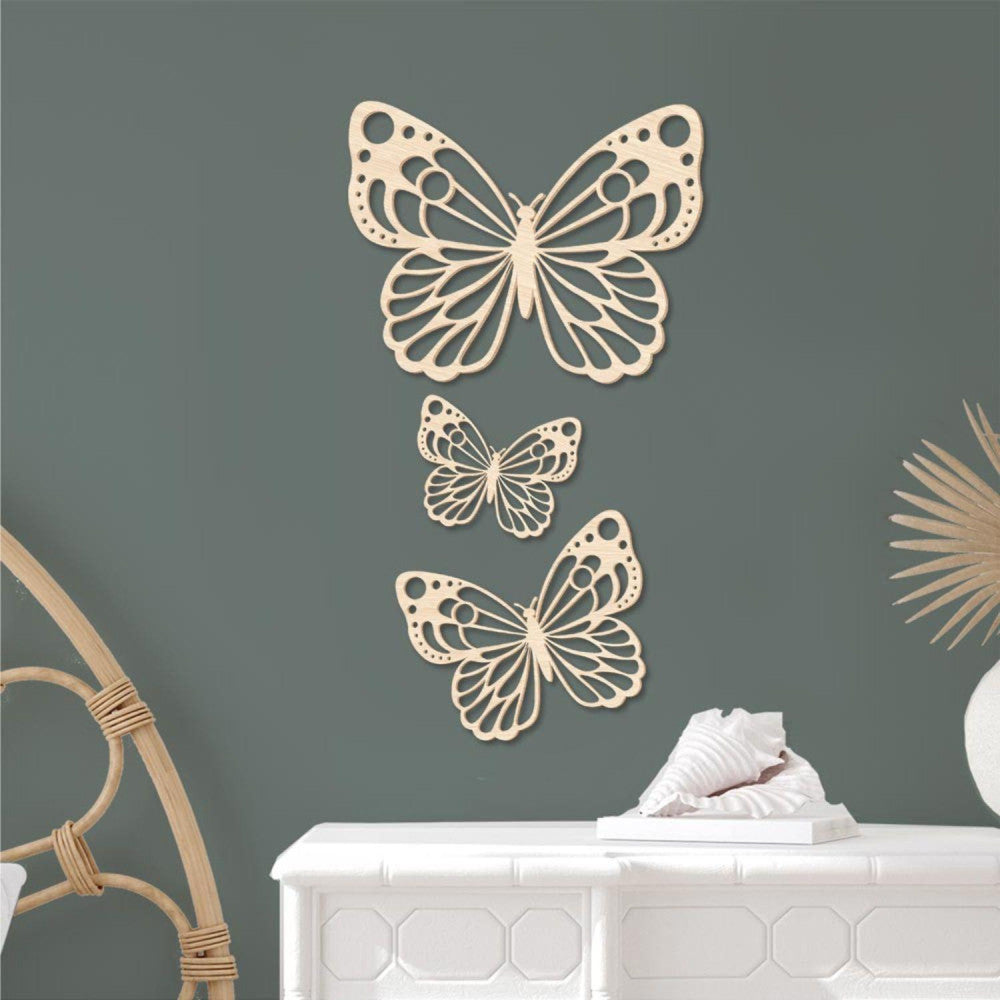  Déco En Bois - Papillons