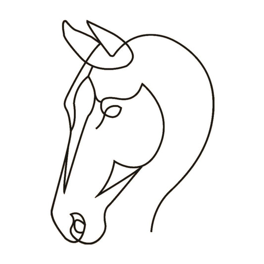  Déco Murale En Métal Cheval - 70 Cm