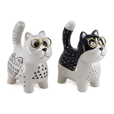  Duo De Chats Soho - Noir Et Blanc