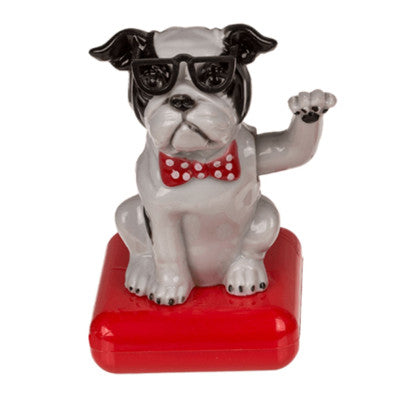  Figurine Mobile Solaire Bulldog