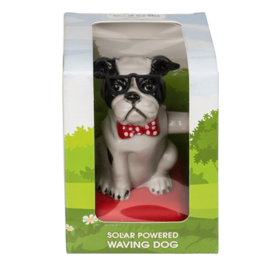  Figurine Mobile Solaire Bulldog