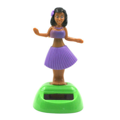  Figurine Solaire Mobile - Danseuse Hawaïenne Violet