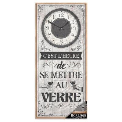  Horloge 70 Cm - Se Mettre Au Verre