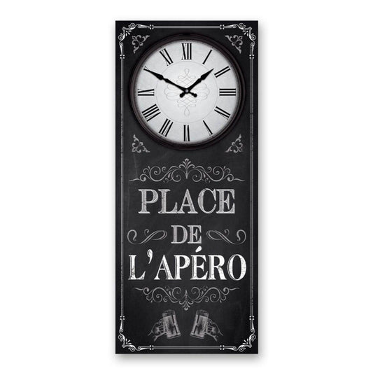  Horloge En Bois 70 Cm - Place De L'Apéro