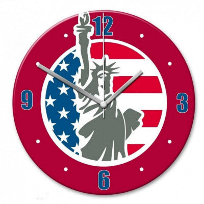  Horloge En Verre USA - 30 Cm