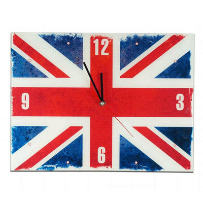  Horloge Murale British Vintage - 30 X 40 Cm