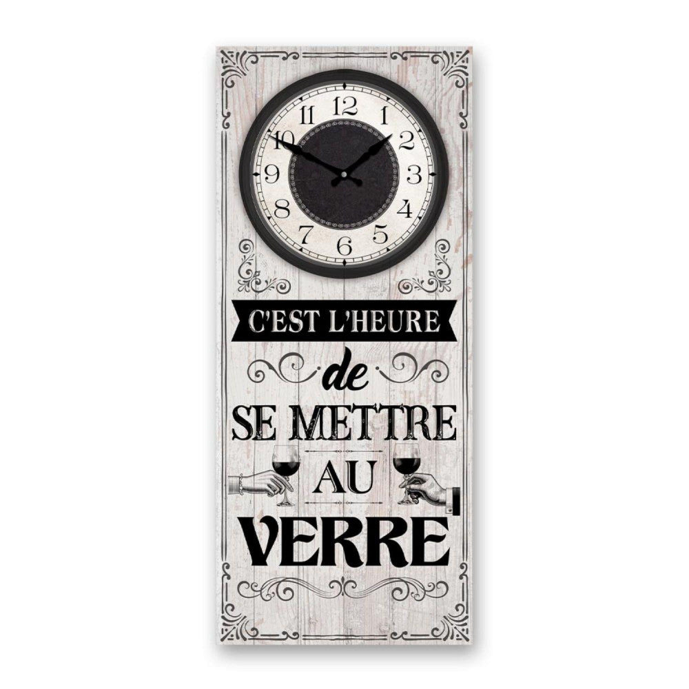  Horloge Rectangulaire Se Mettre Au Verre