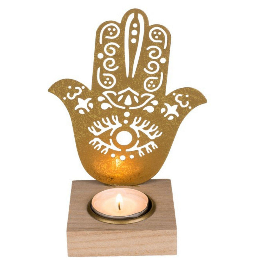  Lot De 3 Bougeoirs Bouddha En Métal Ajouré De 15 Cm