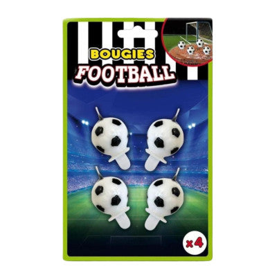  Lot De 4 Bougies D'Anniversaire - Football