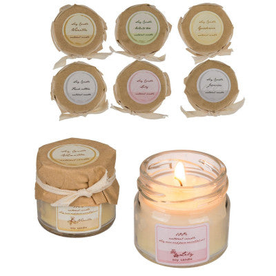  Lot De 6 Mini Bougies Parfumées