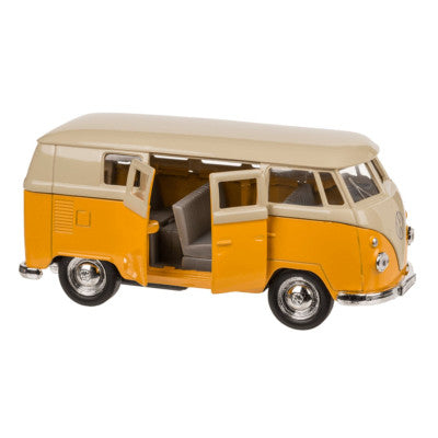  Miniature Combi VW T1 Jaune - Bus Métal 11 Cm