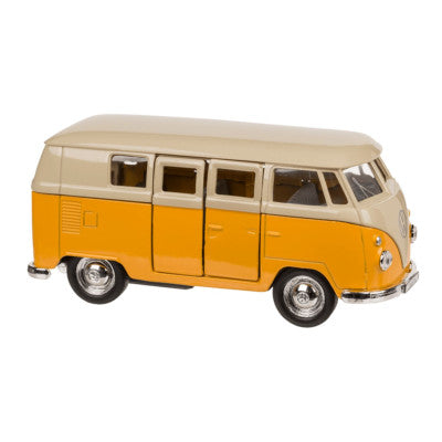 Miniature Combi VW T1 Jaune - Bus Métal 11 Cm