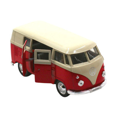  Miniature Combi VW T1 Rouge - Bus Métal 11 Cm