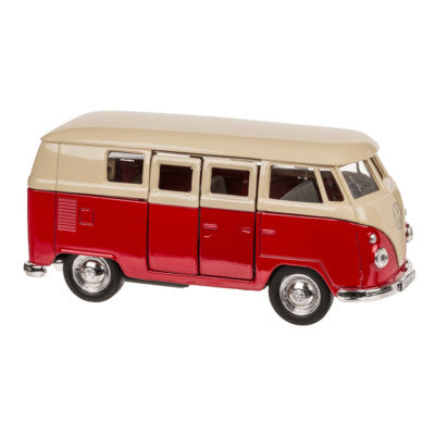  Miniature Combi VW T1 Rouge - Bus Métal 11 Cm
