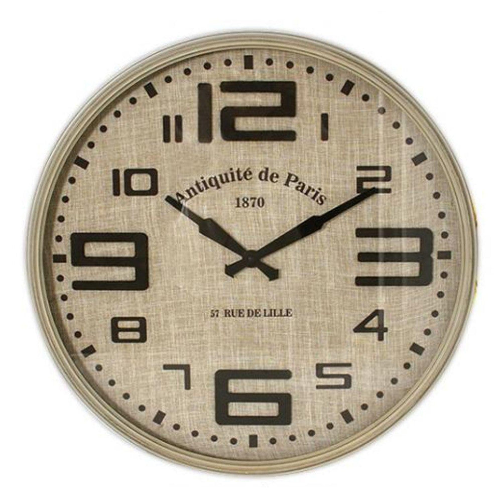  Pendule Antiquité De Paris 'Rue De Lille' 60 Cm De Diamètre