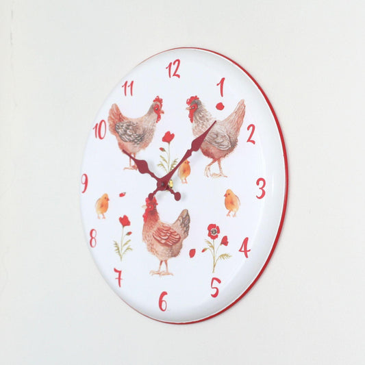  Pendule En Métal 28.5 Cm - Georgette